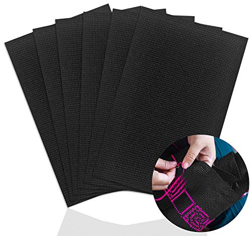 6 Stück Classic Reserve Aida Stoff Kreuzstich Stoff, SourceTon 11 Count Kreuzstich Stoff, Schwarz, 12 x 18 Zoll
