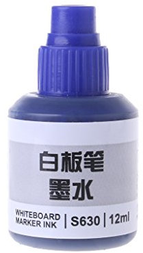 mdhsh 12 ml Nachfülltinte zum Nachfüllen von Tinten Whiteboard Markierungsstift Schwarz Rot Blau 3 Farben