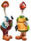 Uziqueif Garten Ente Figuren Balkon Deko,Dekofigur Gartenente Gans Vogel Figur Skulptur Gartenfigur, Entenskulptur Ornamente Für DIY Mikro Landschaften Garten Rasen Teich Balkon Deko,Duck b