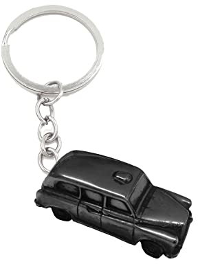 FX4 Taxi Ref11 3D-Schlüsselanhänger, Schwarz