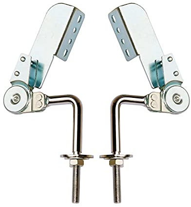 Cfty Cerniere Divano Regolabile in Altezza Angolo Hardware Divano Poggiatesta Cricchetto Cerniera di Regolazione Multifunzionale 90-195 Gradi (2 Pezzi)