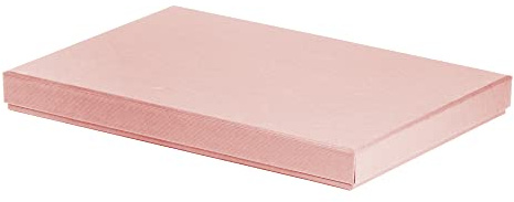 Rössler Geschenkbox mit Deckel für DIN A4 | Box mit Deckel | Geschenkbox Geburtstag | Karton mit Deckel | Geschenk Box | Geschenkkarton mit Deckel | Maße: 225x325x30mm | Farbe: Rosa | Powder