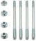 Easyboost 4 Zylinderstehbolzen Set M7 x 110mm für Derbi Euro 3-4 und Minarelli Liegend MBK Nitro Aerox Mach-G Jog-R Ovetto Neo's