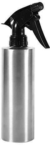 Botella de Spray de Metal para Agua y Plantas - Pulverizador de Acero Inoxidable 304 con Prensa Manual - Regadera y Hervidor (350ml)
