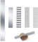 Lot de 5 emporte-pièces en acier inoxydable pour argile polymère, lame flexible pour façonner l'argile, modeler, sculpter, poterie en céramique, travaux manuels, droites et ondulées (argenté)