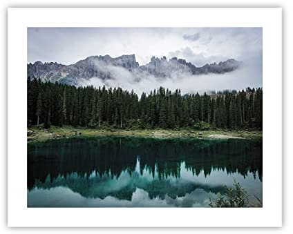 ARTTOR Affiche Decoration Murale Moderne Poster sans Cadre 50x40cm Paysage Montagnes Nuages Deco Affiches Murales Wall Art Design Tableau Decoration Salon Chambre Cuisine Decor P2XAA50x40-4671
