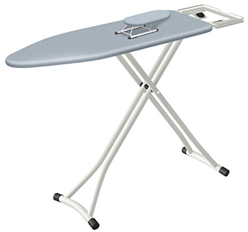CAZARU Planche à Repasser Anti-brûlure, avec Coussin Chauffant en Silicone Couverture d'eau glacée Chambre à Coucher Hôtel Buanderie Établi de Repassage Supprimer Les Plis de vêtements Planches à