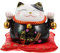 CLISPEED Welpe Glücksmünze Spardose Porzellan Japanische Glückskatze Winkekatze Keramik Spardose Maneki Neko Porzellan Kinder Sparbüchse Piggy Money Bank Katze Feng Shui Japan Spardose