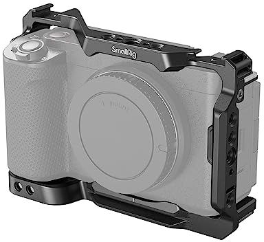 SMALLRIG ZV-E1 Cage Kit, Built-in Quick Release Plate for Arca-Swiss and Cold Shoe Mounts, Full Camera Cage for Sony ZV-E1, With Magnetic Wrench and Strap Slots - 4256