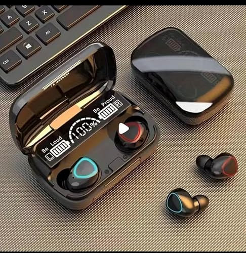 Wireless Earbuds Bluetooth Headphones,LED Power Display/200H Play Time/Button Control/IP7 Waterproof TWS Earphones in-Ear w/HD Mic Hi-Fi Stereo Sound Headsets for Sports