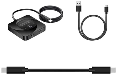 USB-C Switch Distributor Two Into One Out Converter Ersatzteile Zubehör Type-C 2 Into 1 Out 8K Portable Two-Way Convertible Switcher