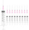 Kunststoff Spritze 5ml mit Nadel 10 Stück Spritzen Einzeln Verpackt Langlebige Kolostrum Spritzen Vielseitige Dosierspritzen Wiederverwendbare Flüssigspritze Messspritze für Garten & Haustierpflege