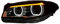 Upgrade-Version Scheinwerfer Kompatibel for BMW F10 F18 Voll LED Scheinwerfer Nachrüstsatz Kompatibel for 528i 2011-2016(2011-2013 2PCS)