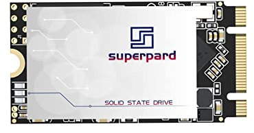 Superpard Disque Dur SSD Interne M.2 2242 SATA III 256Go, Compact B+M Key pour Ultrabooks/PC Industriels