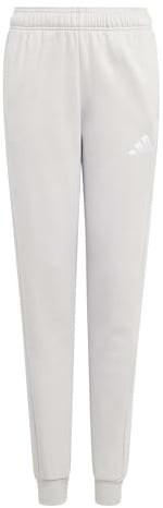 adidas Unisex niños Entrada26 Sweat Kids Pants, Team Light Grey/White, 11-12 Years
