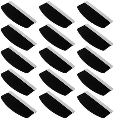 Raspador de Película de Plástico 20piezas Negro para Teléfono Móvil | Eliminador de Burbujas y Suciedad, Squeegee para Protectores de Pantalla Móviles