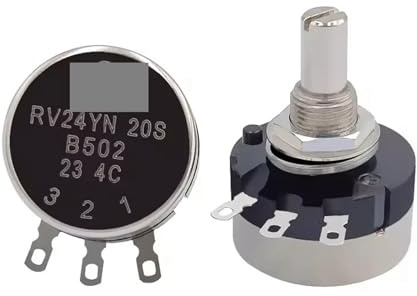 1pcs Single loop rotary potentiometer RV24YN20S 30K Ohm Axis length 20mm, axis diameter 6mm