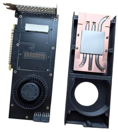 Scheda di conversione PCIe in metallo per scheda grafica V100 SXM2 con sistemi di raffreddamento integrati