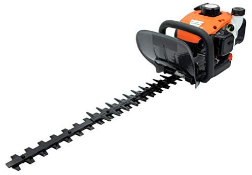 Kiam Sherwood H600 Petrol Hedge Trimmer Cutter | 21.7cc 2-Stroke Engine | 60cm Dual Action Blades | 180 Degree Rotating Handle | Garden Trimming Hedges, Bushes & Shrubs