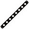 Loops 8 Port XLR Patch Panel - 1U 19 Rack Mount D-Type Connectors - Audio