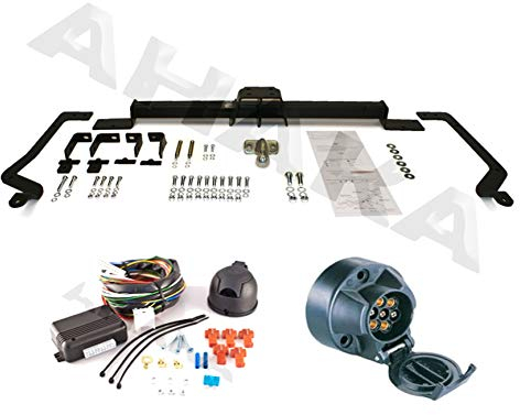AHK Anhängerkupplung mit Elektrosatz 7 polig für Citroen Jumper / Peugot Boxer / Fiat Ducato 06- Bus/Kasten Anhängevorrichtung Hängevorrichtung - starr, mit angeschraubtem Kugelkopf
