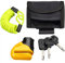 DEUBA® Candado Moto Disco Freno Antirrobo Bloqueo 5,25mm Cable Recordatorio Bolsa para Bicicletas