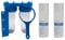 Pack de Filtration d'eau Double Porte Filtre Plus Filtre Anti sédiment 10 microns et 5 microns thermosoudée pour Une Eau Pure
