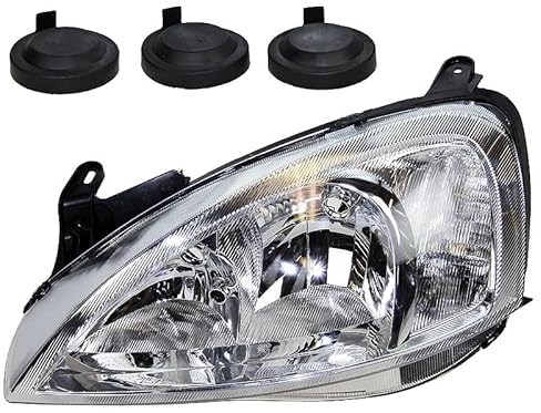 BESTPRICE 1x Hauptscheinwerfer vorne links H7 Frontscheinwerfer ohne Elektromotor, Kompatibel mit OPEL COMBO Kasten/Großraumlimousine, COMBO Tour, CORSA C (X01), CORSA C Kasten/Schrägheck (X01)