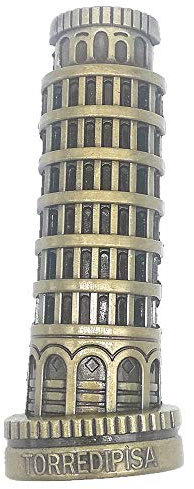 3D Der Schiefe Turm von Pisa Italien Metall Kühlschrankmagnet, Home & Kitchen Dekoration Magnet Aufkleber Kühlschrank Magnet Reise Souvenir Geschenk