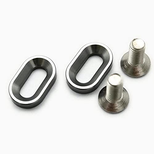 Arandela ovalada para Kyosho NSR500 Caja de cambios Aluminio Gris