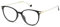 POLAROID Oval ECO POLYAMIDE Brillen in Schwarz für Damen, Brille mit Sehstärke, optional mit Sonnenbrillen tönung oder Blaulichtfilter (Modell Pld D459/g)