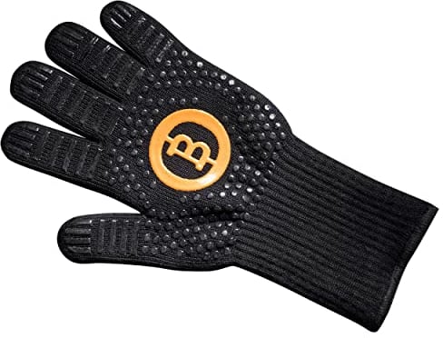 Beefer Grillhandschuh aus Aramid und Silikon – Hitzebeständig bis 500°C für sicheres Grillen I Ofenhandschuhe I Topfhandschuhe I BBQ Handschuhe