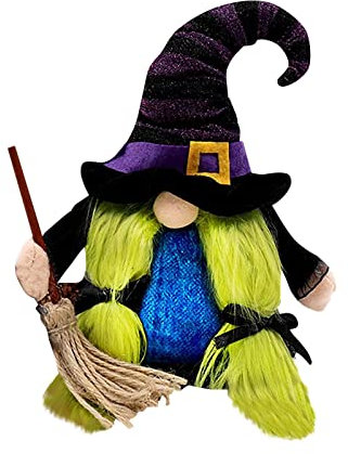 MianYaLi Karneval Glow Zwerg Dekorative Verzierungen Top hat Kurze Beine gesichtslose Puppe Leuchtend Party Schaukel Kette Erwachsene (B, One Size)