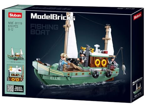 Sluban Bateau de pêche (610 pièces)