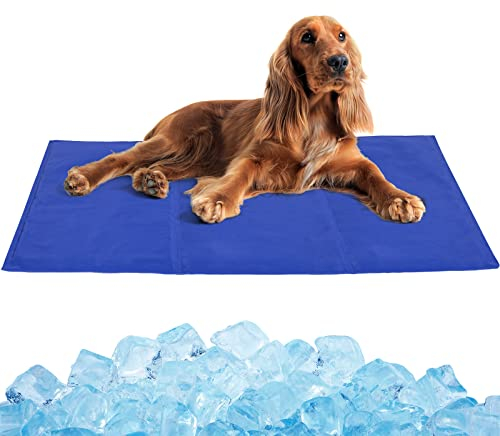 Dono Hund Kühlmatte, Durable Pet Kühlung Bett, Pad, waschbar EIS-Matte für Katzen, Selbst-Kühlung Pads, ungiftige Gel-Kühlmatte, für drinnen & draußen & Auto Sommer verwenden, M, L, XL (XL)