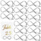15 Pcs Soporte para Tarjetas de Mesa de Metal,Multifuncional Soporte Numeros Mesa de Boda,soporte para Fotos,Portatarjetas de Mesa ,Sujeta Tarjetas Mesa para Boda, Oficina, Sala de Estar, Hotel, Memo