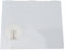 SENECESLI 239061 Panneau Coulissant de Porte Moustiquaire de Camping-Car de 12 Pouces, Panneau Coulissant de Remplacement en Plastique Transparent avec Bouton D'ouverture pour Remorque de