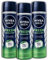 3 er Pack NIVEA MEN Fresh Sensation Deodorant Spray