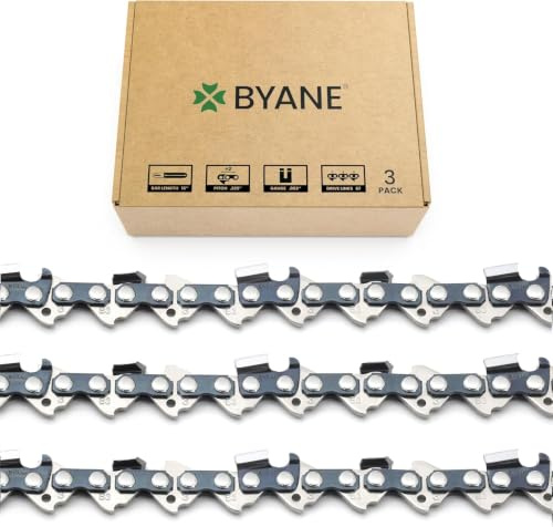 BYANE 3-Pack 16 Inch Chainsaw Chain .325 .063 Gauge 67DL | Fits Stihl 024 026 028/029 034 036/039/MS260/MS261/MS270/MS271/MS290/MS310/MS360