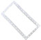Pool Skimmer Gasket, Wide Mouth Ground Skimmer Seal, 13.78x7.48 Inches, Stable Flexible Spa Replacement Sticker for Swimming Pool Maintenance, Repair, Leak Prevention, Outdoor Use