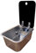 XENPER® Fregadero Camper 36x27x15 con tapa Grifo 12V y Desagüe – Ideal para Kit Camper Furgoneta, Lavabo Caravana y Cocina Camper, Ideal para Muebles Camper