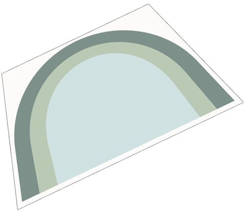 SEWOART Autocollant Mural Géométrique Papier Peint Amovible pour Tête de Lit Décoration Murale en PVC pour Chambre