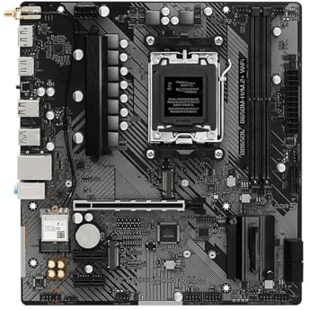 Motherboard Scheda madre Fit For Asrock B650M-H/M.2+ WiFi Micro-ATX, AM5, LGA 1718, B650, Micro ATX, DDR5, PCIe 4.0 M