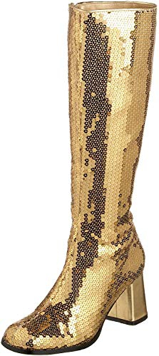 Pleaser Spectacul-300sq, Stivali Donna, Paillettes Oro, 39 EU