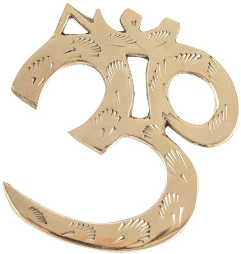 Berk FS-096 Meditations-Zubehör - Om-Wandsymbol, Messing, 8 cm