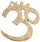 Berk FS-096 Meditations-Zubehör - Om-Wandsymbol, Messing, 8 cm
