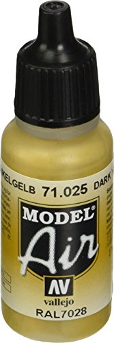 Vallejo Model Air Acrylfarbe, 17 ml dunkelgelb