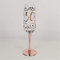 Widdop and Co Hotchpotch Luxury Champagne Prosecco Flute Glass Rose Gold Stem 50th Birthday