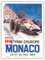 Pacifica Island Art Monaco Grand Prix Europe (Gd Prix D'Europe) – Formel 1 – Vintage-Autorenn-Poster von Michel Beligond c.1963 – Meister-Kunstdruck, ungerahmt, 22,9 x 30,5 cm