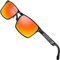 ATTCL Polarisierte Fahren Sonnenbrille Herren Al-Mg Metall Rahme Ultra Leicht 6500 Red UV400 CAT 3 CE